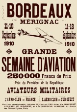 Affiche semaine d'aviation